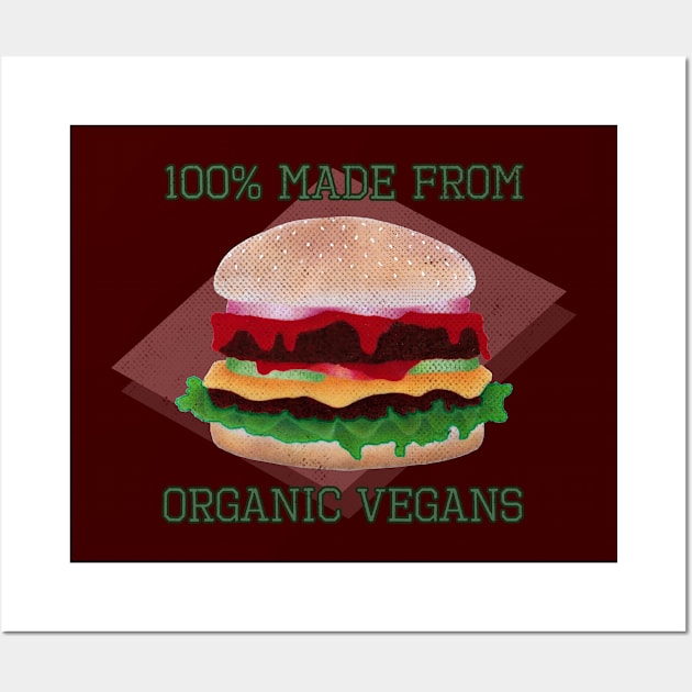 Vegan Burger Wall Art by AnimaSomnia